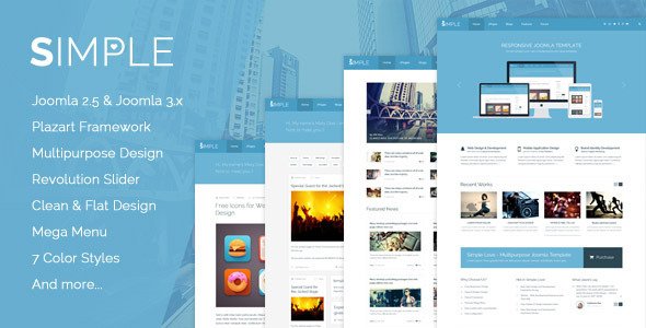 Simple Love - Multipurpose Joomla Template