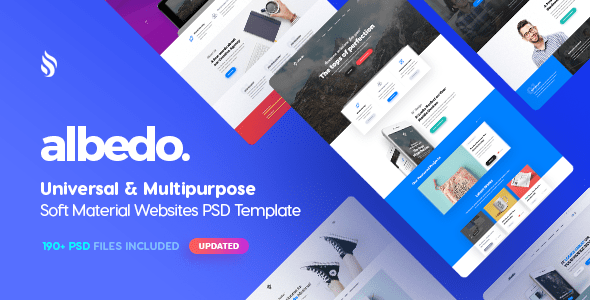 Albedo - Universal and Multipurpose Soft Material PSD Template