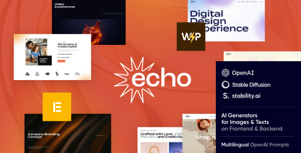 Echo - Advertising Bureau & Branding Agency WordPress Theme