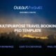 OCEAUS - Multipurpose Travel Booking PSD Template