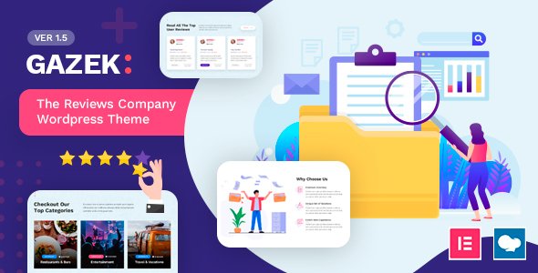 Gazek - Customer Review WordPress Theme