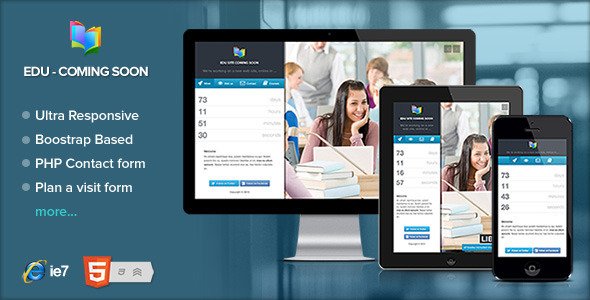 Edu - Educational and Courses coming soon page