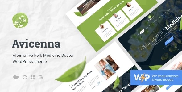 Avicenna | Alternative Doctor & Folk Medicine WordPress Theme + Shop