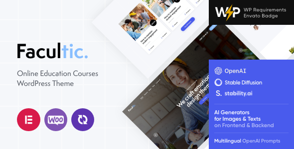 Facultic - Tutoring, Teacher, Tuition WordPress Theme