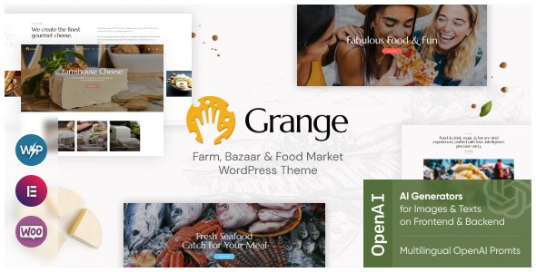Grange - Farm, Organic Food & Agriculture WordPress Theme