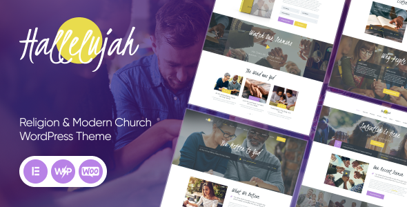 Hallelujah | Religion & Church Charity WordPress Theme