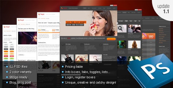 Target - Psd template