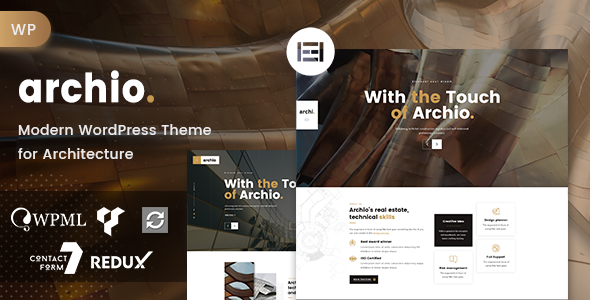 Archio - Architecture & Interior Design WordPress Theme