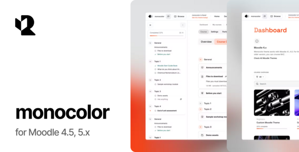 Monocolor - Premium Moodle Theme