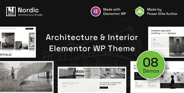 Nordic - Architecture & Interior Design WordPress Theme