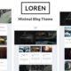 Loren - Minimal Blog WordPress Theme