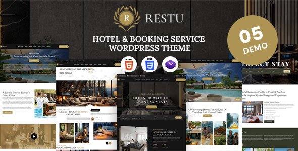 Restu - Hotel & Resort Booking WordPress Theme