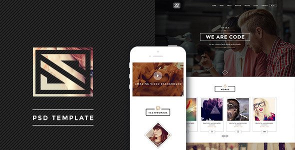 Vastudio - Creative One Page PSD Template