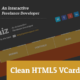 Gaiz Clean Horizontal Scrolling Responsive Vcard