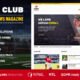Sports Club - Soccer News & Football WordPress Theme