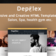 Depilex Salon - Barber - Spa - Hairdresser - Yoga  Template
