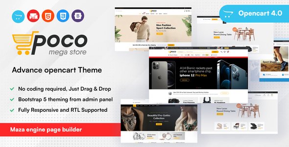 Poco - Advanced OpenCart Theme Builder