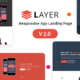 Layer - Responsive App Landing Page HTML Template