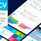 FlatCV - vCard Resume PSD Template