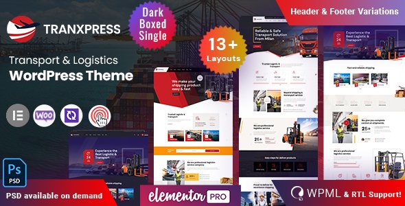 Tranxpress - Logistics Transport WordPress