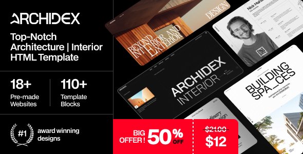 Archidex - Architecture Interior HTML Template