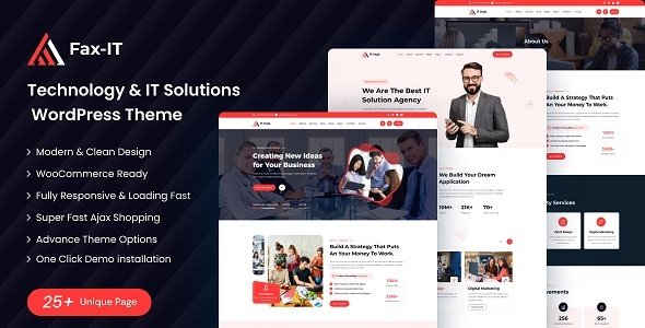 Fax-it - Technology, IT Solutions & LMS WordPress Theme