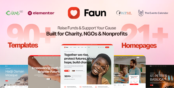 Faun – Nonprofit, Charity & Donation Theme