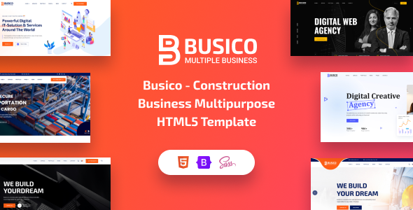 Busico – Construction Business Multipurpose HTML5 Template