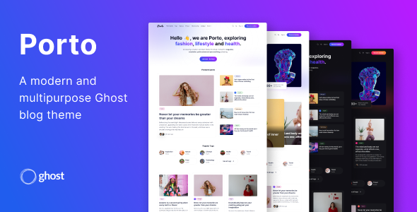 Porto - Multipurpose Ghost Blog Theme