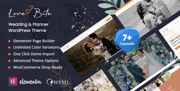 Lovebite -  Wedding WordPress Theme