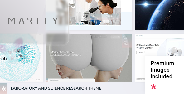 Marity - Laboratory and Science Research WordPress Theme