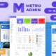 MetroAdmin - Bootstrap, Laravel & React Admin Dashboard Template