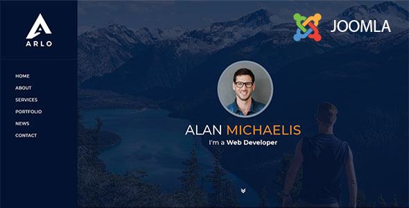 Arlo - Joomla 6 Personal / Portfolio / Resume Website Template