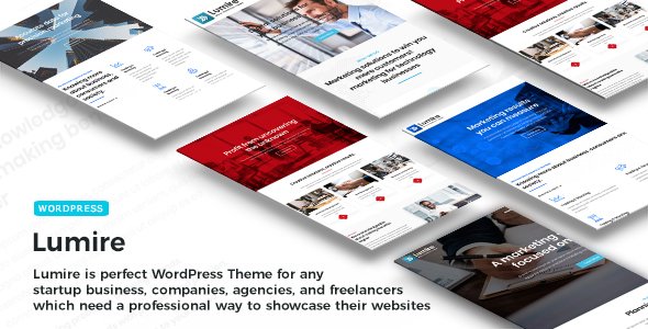 Lumire - Business Consulting WordPress Theme