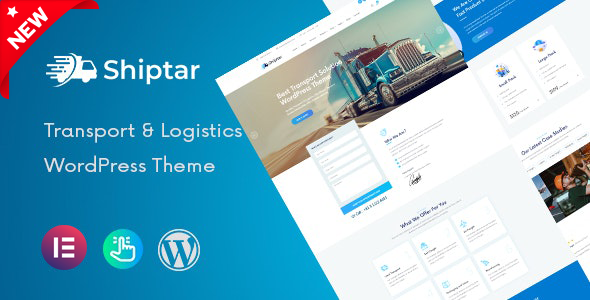 Shiptar - Transportation Logistics WordPress Theme