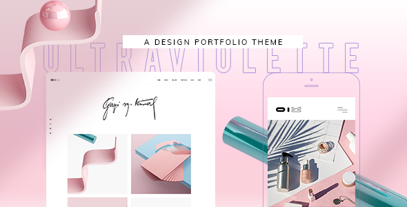 UltraViolette - Design Portfolio WordPress Theme