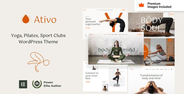 Ativo - Yoga Pilates WordPress Theme