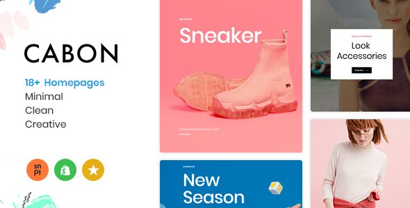 Cabon - Minimal Clean Multiple Shopify Theme