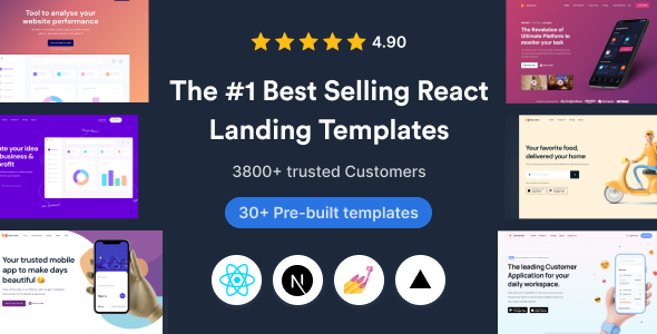 SuperProps - React  Next JS Landing Page Templates