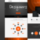 We Design - One page portfolio PSD Template