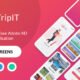 TripIt - Travel Adobe XD Mobile Application
