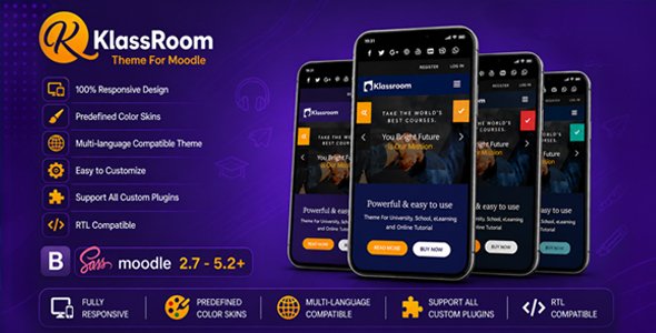 Klassroom - Premium Moodle Theme