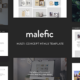 Malefic - Multipurpose One Page HTML5 Template