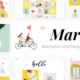 Marée - Illustration and Design Portfolio WordPress Theme