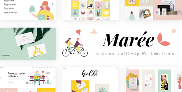 Marée - Illustration and Design Portfolio WordPress Theme