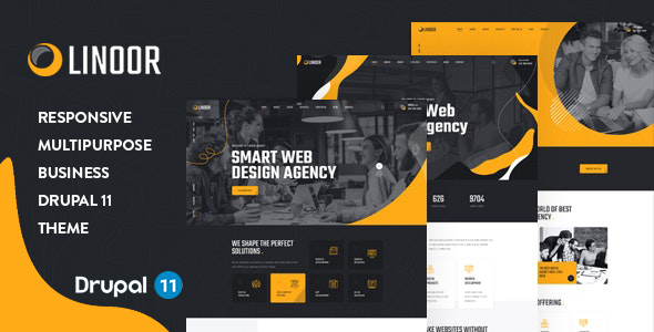Linoor - Responsive Multipurpose Business Drupal 11.3 Theme