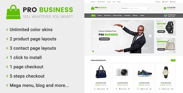 Pro Business - Multipurpose Prestashop Theme