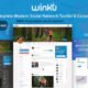 Winku Social Network Community bootstrap Responsive Template