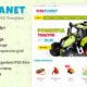 Kids Planet - eCommerce & Blog PSD Template