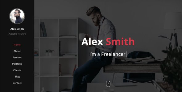 CodeX - Personal Portfolio / Resume / CV / vCard Template